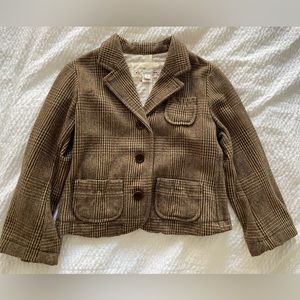Gorgeous Bonpoint kids plaid jacket Size 4